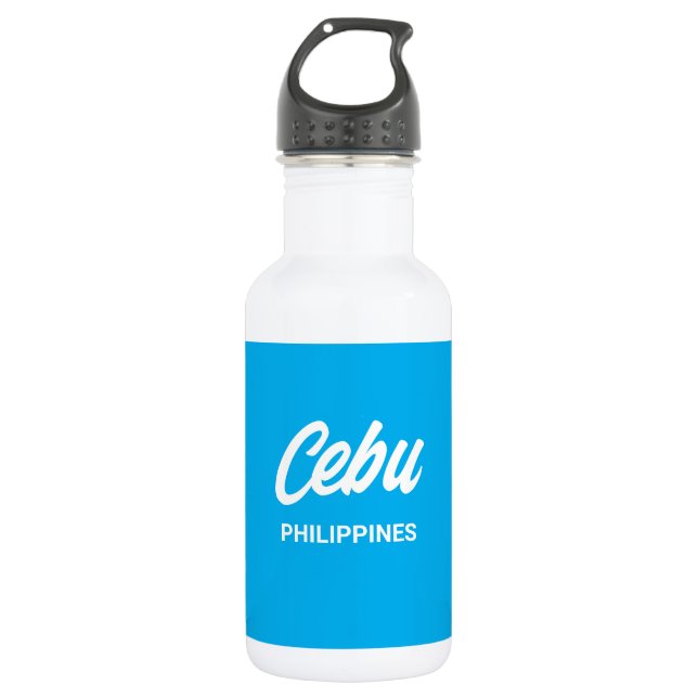 Cebu Philippines Water Bottle (Front)