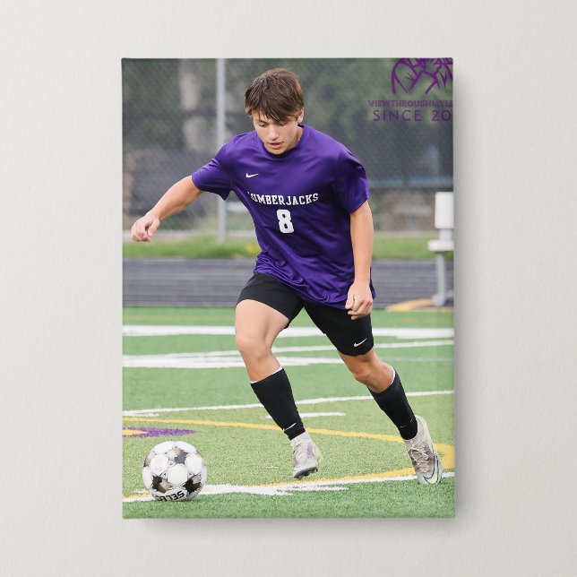 CEC Boys Soccer Rectangle Button (Front)