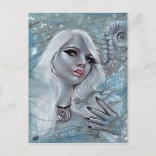 Cecaelia mythology mermaid postcard
