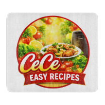 Cece Easy Recipe Cutting Board