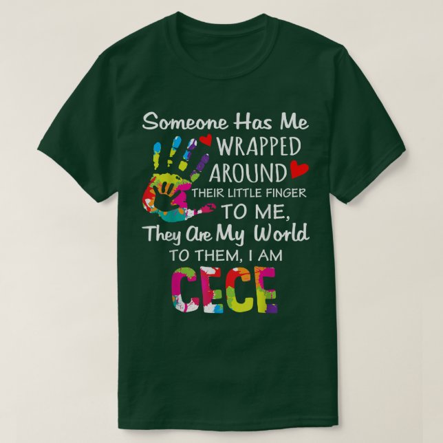 Cece Grandma Nickname Cute Cece is My Name  T-Shirt (Design Front)