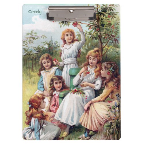 CECELY  EVELYN S HARDY  A Bunch of Cherries  Clipboard