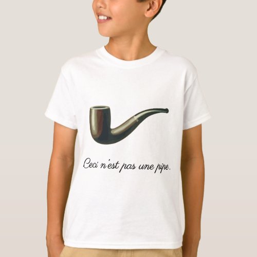 Ceci nest pas une pipe _ This is not a pipe Magri T_Shirt