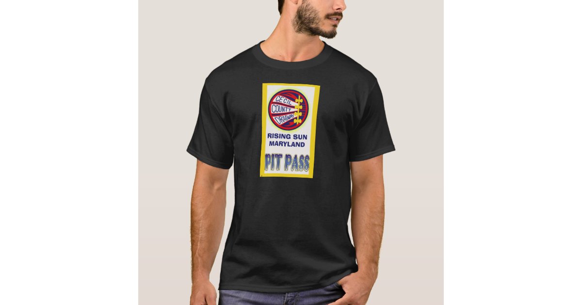 County | Pass T-Shirt Zazzle Cecil Pit Dragway