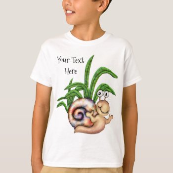 Cecil Snail T-shirt by Spice at Zazzle