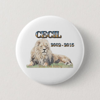 Cecil The Lion Button