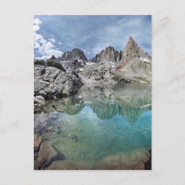 Cecile Lake / Minarets - Ansel Adams Wilderness Postcard (Front)