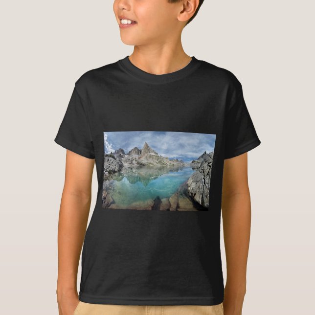 Cecile Lake / Minarets - Ansel Adams Wilderness T-Shirt (Front)