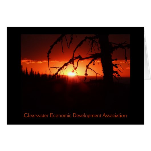 CEDA - Idaho Sunset Card. - Customized Cards (Front Horizontal)