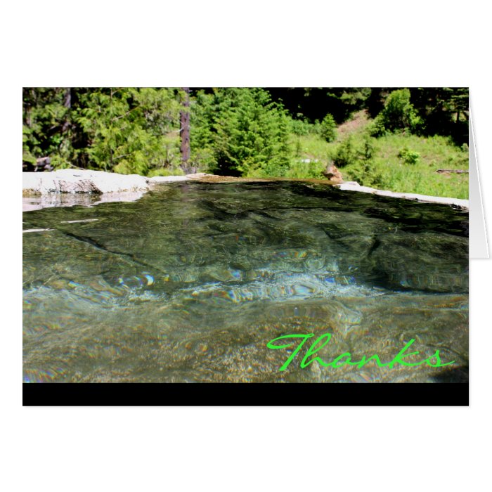 CEDA   Thank You ~ Weir Hot Springs Greeting Cards