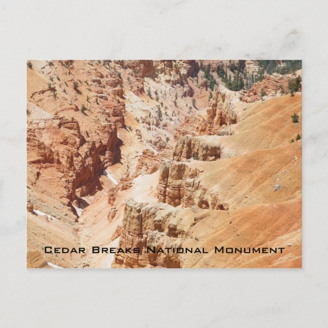 Cedar Breaks National Monument Postcard (Front)