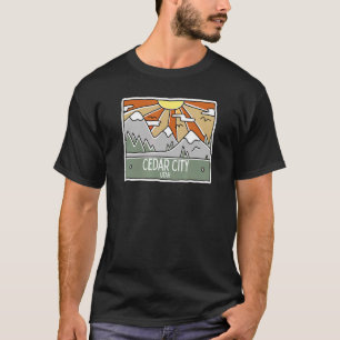 Cedar City Utah Mountains UT Vacation Souvenir T-Shirt