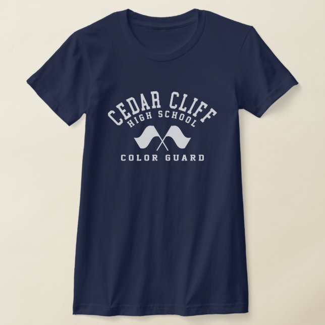 Cedar Cliff Color Guard T-Shirt (Laydown)
