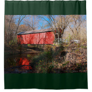 Cedar Creek Covered Bridge, Missouri Shower Curtain