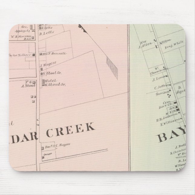 Cedar Creek, Goodluck Bayville, New Jersey Mouse Pad (Front)