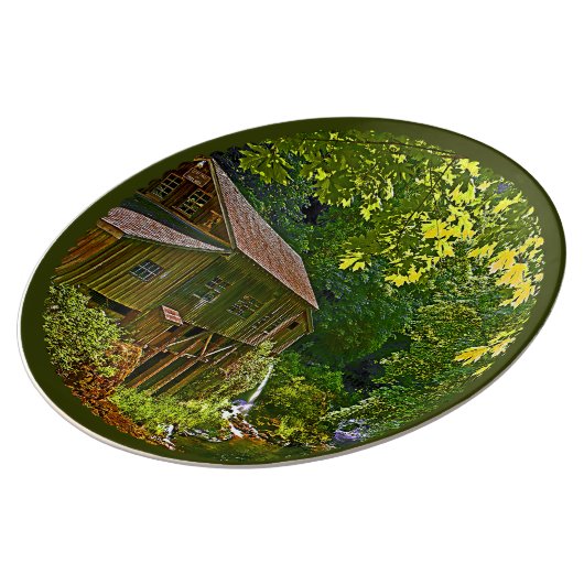 Cedar Creek Grist Mill Dinner Plate (Side)