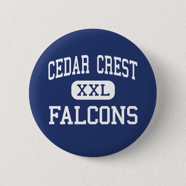 Cedar Crest - Falcons - High - Lebanon Pinback Button (Front)