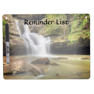 Cedar Falls Hocking Hills Ohio Dry Erase Board With Keychain Holder