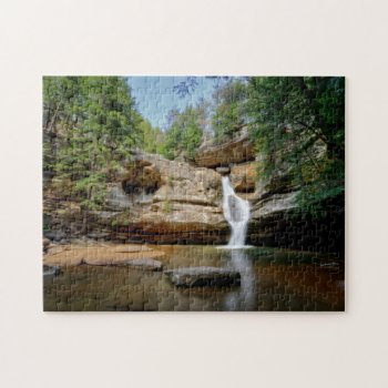 Cedar Falls  Hocking Hills Ohio Jigsaw Puzzle by Lasting__Impressions at Zazzle