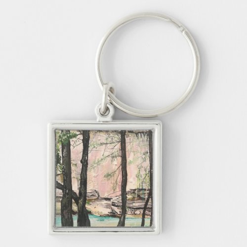 Cedar Falls Trail Hocking Hills  Keychain