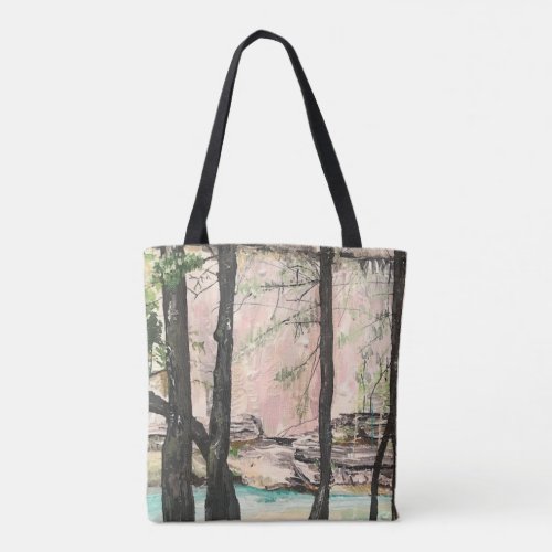 Cedar Falls Trail Hocking Hills  Tote Bag