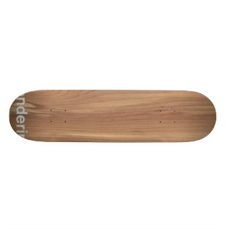 Cedar Grain Skateboard Deck