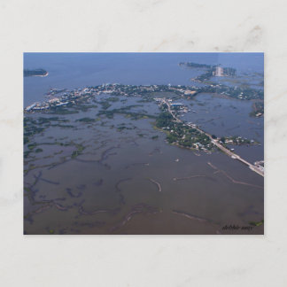 Cedar Key From a Birds Eye - PhotosByDM Postcard