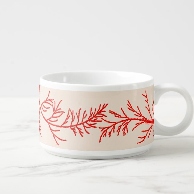 Cedar Leaves on a Chili Bowl (Left)