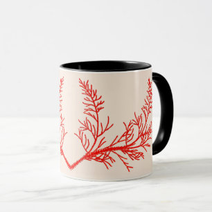 Cedar Leaves on a Combo Mug (11 oz.)