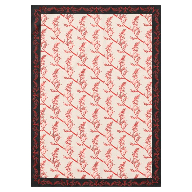 Cedar Leaves on a Tablecloth (Front)