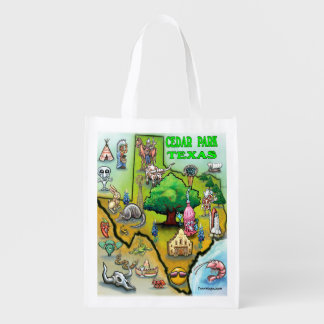 Cedar Park Texas Grocery Bag