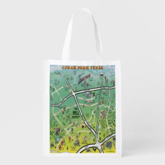 Cedar Park Texas Grocery Bag