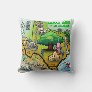 Cedar Park Texas Throw Pillow