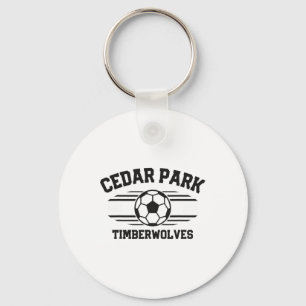 Cedar Park Timberwolves Soccer Ll 2025 Keychain