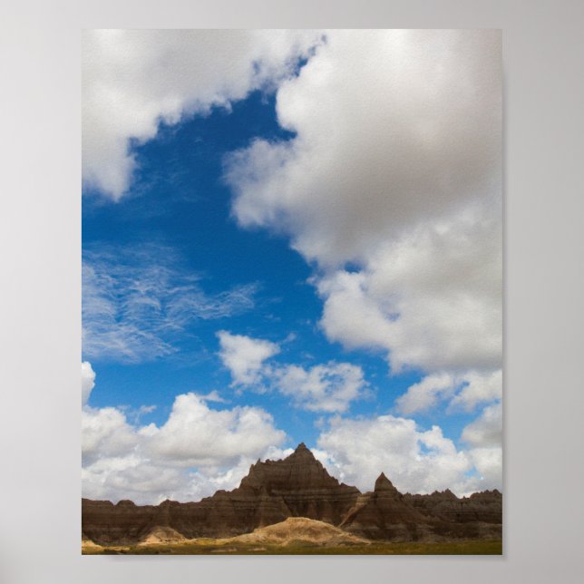 Cedar Pass Area, Badlands National Park, SD Poster (Front)