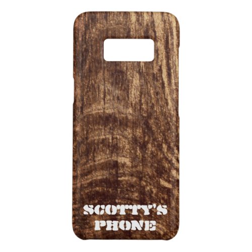 Cedar Planks  rustic wood grain pattern  Case_Mate Samsung Galaxy S8 Case