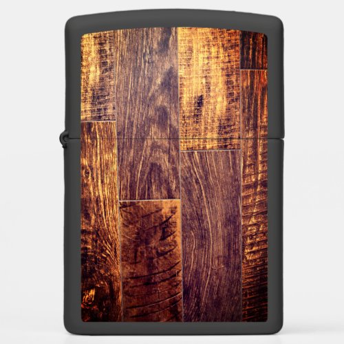 Cedar Planks  rustic wood grain pattern  Zippo Lighter