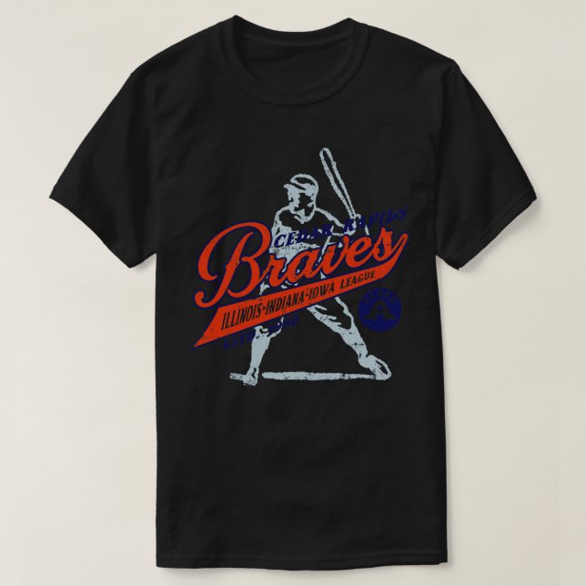 Cedar Rapids Braves T-Shirt (Design Front)