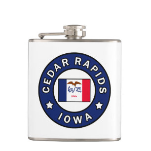 Cedar Rapids Iowa Flask