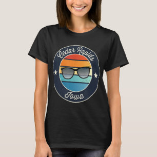 Cedar Rapids Iowa Ia Vacation Souvenir Sunglasses  T-Shirt