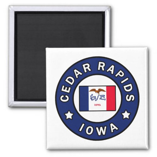 Cedar Rapids Iowa Magnet