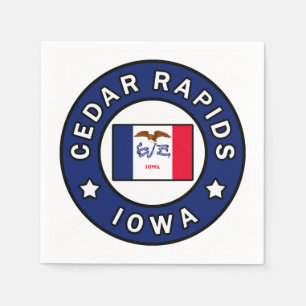 Cedar Rapids Iowa Napkins
