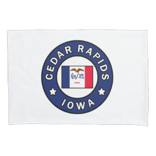 Cedar Rapids Iowa Pillow Case