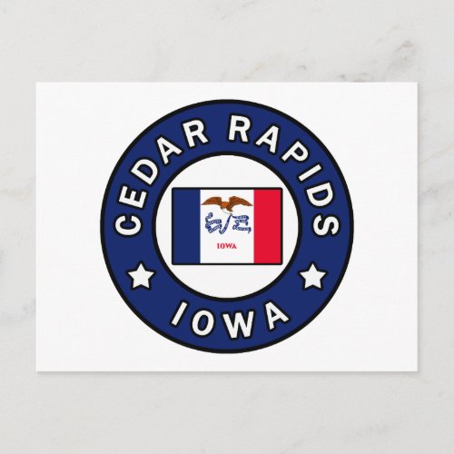 Cedar Rapids Iowa Postcard