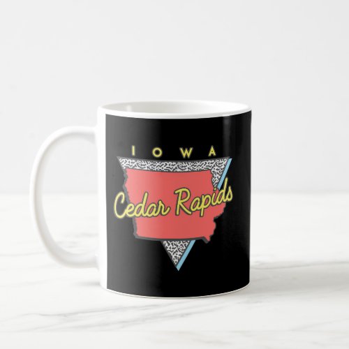 Cedar Rapids Iowa Triangle Ia City Coffee Mug