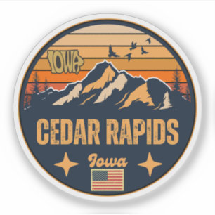 Cedar Rapids, Iowa, United States Sticker