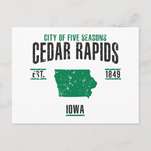 Cedar Rapids Postcard