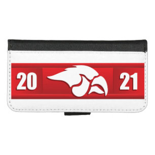 Cedar Springs Red Hawks #2 iPhone 8/7 Wallet Case
