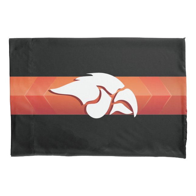 Cedar Springs Red Hawks #4 Pillow Case (Front-Left)