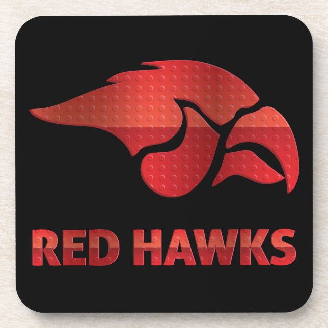 Cedar Springs Red Hawks #5 Beverage Coaster (Front)